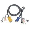 Aten 6 Usb Kvm Cable For Cs1758, w/ Full Audio Support (Speaker And Mic) 2L5302U
